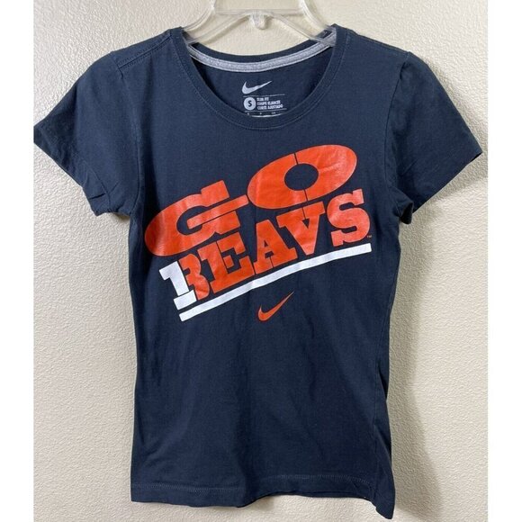 Nike Women's Oregon State Beavers Go Beavs Slim Fit T Shirt Small Orange Logo - Picture 2 of 7